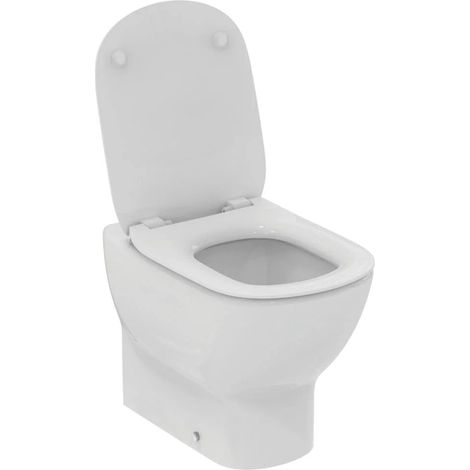 IDEAL STANDARD Tesi Wc pavimento tecnologia Aquablade con sedile slim rallentato incluso codice prod: T465101