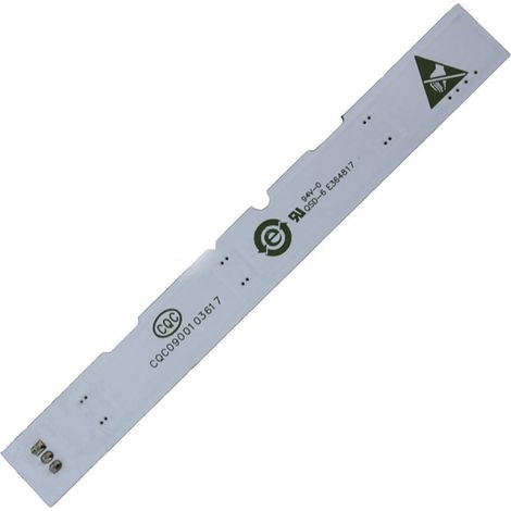 1 Barre lumineuse LED pour réfrigérateur Haier BCD-575WDBI, Blanc, 13x16mm, Pièce de rechange