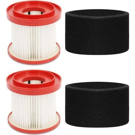 Set di 2 filtri per aspirapolvere per aspirapolvere 49-90-1900 + 2 filtri spugna, ricambio HEPA 49-90-2015 (1/4)