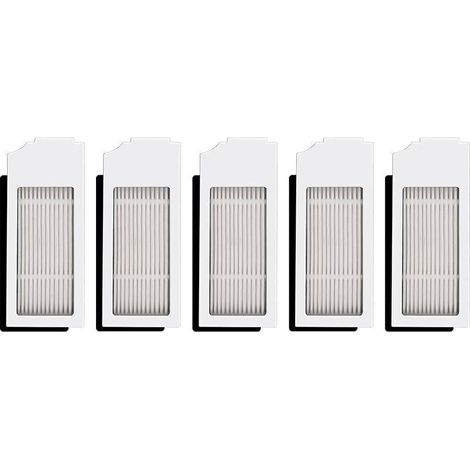 (5 Pièces) N20 Plus Filtres HEPA Blancs Compatibles Avec ECOVACS DEEBOT N20 Plus/ N20 Pro Plus/ X1 Omni/X1 Omni/T10 Plus/T10 Turbo (1/5)