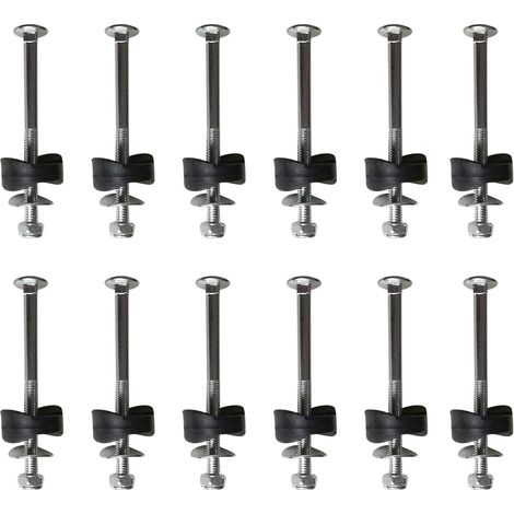 Lot de 12 entretoises de trampoline avec vis pour fixer le trampoline - Accessoires de rechange pour trampoline (1/5)