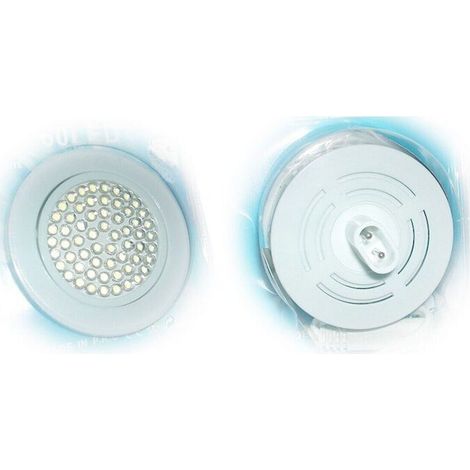 SPOT ENCASTRÉ BLANC 60 LED 5W 230V LUMIÈRE CHAUDE 3500K KELVIN RÉGLABLE