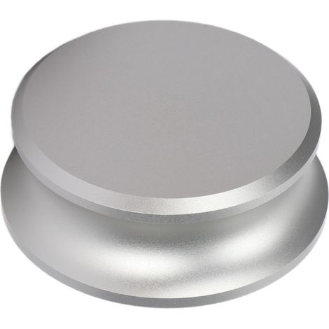 Stabilisateur de Disque Vinyle en Aluminium Noir, Poids d'Équilibrage pour Platine Tourne-disque (1/5)