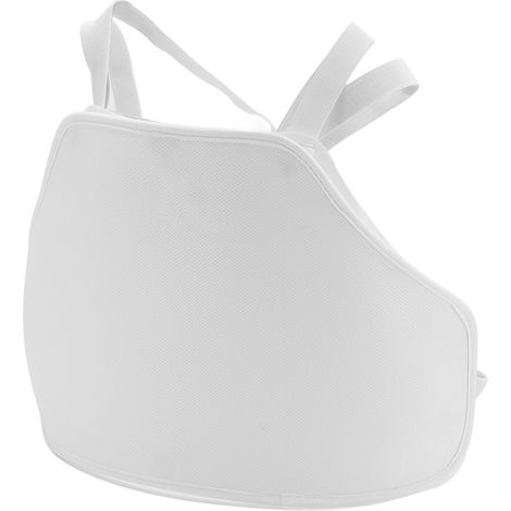Plastron d'escrime certifié FIE, en plastique haute résistance, ergonomique et léger, taille XL homme. (1/5)