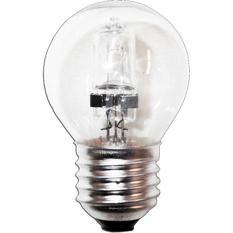 luz dlu lampara halog.esferica clara eco30 230v-42w e14 fle3u020