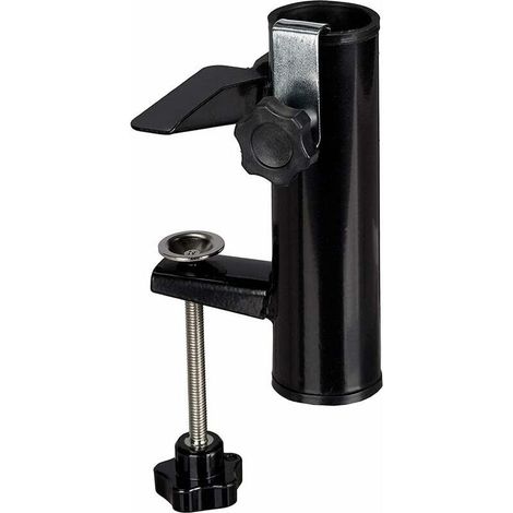Support de parapluie de balcon, pince de fixation de Parasol de jardin, pince de support de parapluie de balcon de Table support de support décoratif de Parasol (1/4)