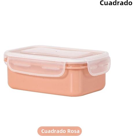 1 Pièce Petit Récipient Hermétique en Plastique pour Réfrigérateur, Boîte à Lunch Carrée Organisateur D'Aliments, 38.1 cm (1/5)