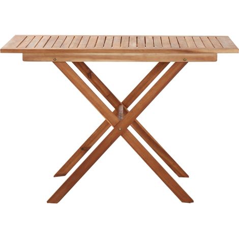 Table de jardin Table d'appoint, Table de Balcon, 110x67x74 cm Bois d'acacia massif OIB1275E (1/5)