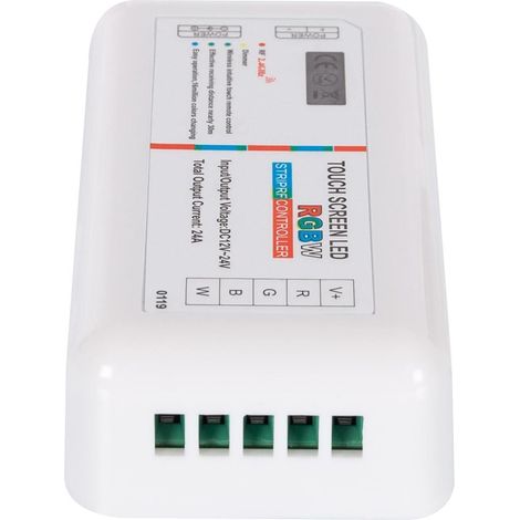 Controlador Regulador Táctil Tira LED RGBW 12/24V DC con Mando RF RGBW (1/4)