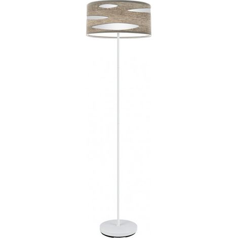 Odra 1xe27 Weiß/Weiß/Holz Grau 165x40x40 Cm mark FABRILAMP