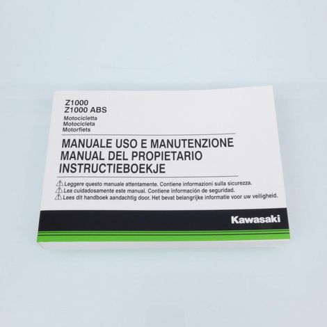 handbuch für eigentümer benutzer original für motorrad kawasaki (1/2)