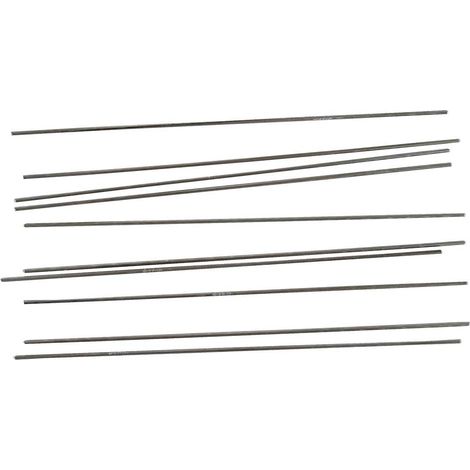 Creativ 58026 Barra in metallo, D: 2 mm, 10 pezzi