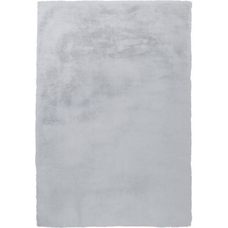 Tapis longs poils shaggy 180x280 bleu tufté rectangle motif uni SG UNI (1/3)