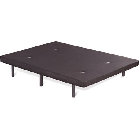 Base tapizada Maximus de Colchones.es tapizado chocolate de 90x190. (1/2)