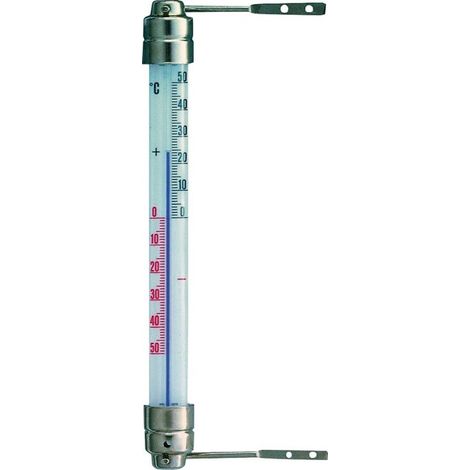 Termómetro de ventana rango de medición-50 a 50 grados C H200xW23xD28mm MET (Por 10)