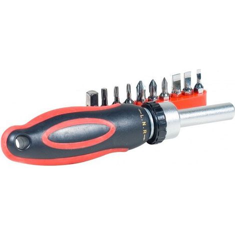 Ratschenschraubendreher abix ratchet screwdriver mit 10 Bits ergonomisch