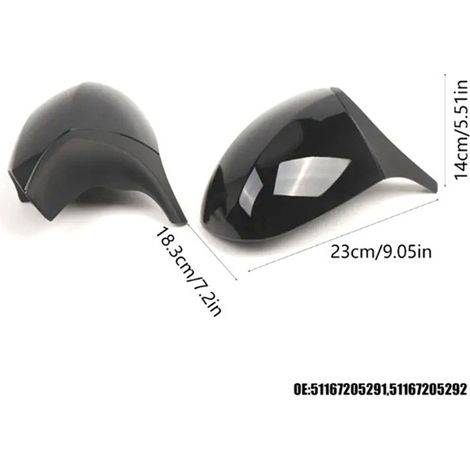 1 pair of 51167205291 and 51167205292 are suitable for 08-13 BMW E90, E91, E92, and E93. (1/4)