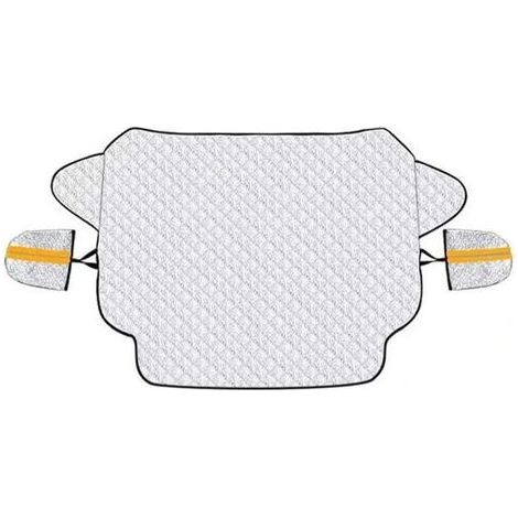 Couverture Pare-Brise Voiture Couverture Magnétique Bache Pare Brise Voiture - Protection hivernale Protège Contre Vent Neige Poussière Givre Soleil - avec Aimant (1/4)