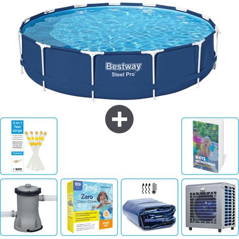 Bestway Steel Pro Rund - 396x84 cm - 7-teilig  S331