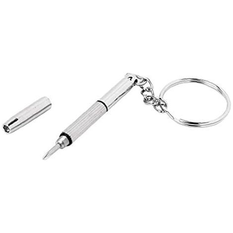 Mini Screwdriver Repair Tool Set Keyring Sunglasses Portable Precision Kit with Keychain for Watches Glasses Cell Phone - (1/5)