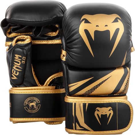 Venum Challenger 3.0 MMA Sparring Handschuhe Schwarz/Gold L/XL