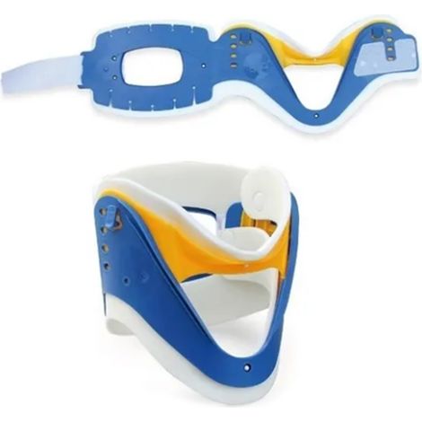 Collier cervical 4 en 1 pour adultes : améliore les douleurs cervicales et la pression sur la colonne vertébrale. Réutilisable et ajustable. (1/5)
