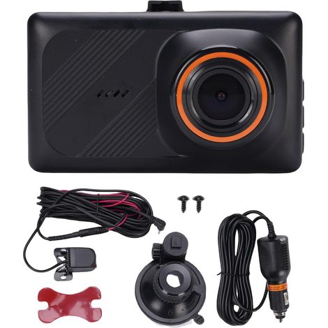 WiFi Dash Cam, UHD Avant 4K Arrière 2K, écran IPS 3in, WDR WDR Wide Angle, Mode Stationnement 24H, Vision Nocturne, Contrôle de L'application pour iOS Android, G-Sensor (1/5)