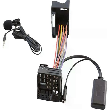 Kit adaptateur audio Bluetooth 50 pour voiture avec microphone de haute qualité sonore, compatible avec E85, E86, Z4, E83, X3, R50 et R53 adaptateur récepteur de musique. (1/5)