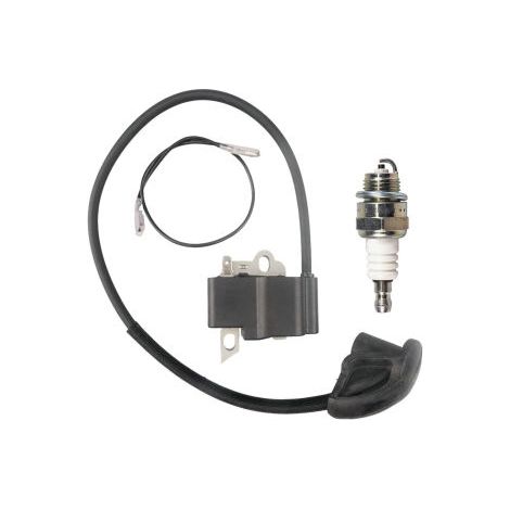 S-giant Bobine d'allumage haute tension compatible avec FS120, FS120R, FS200, FS200R, FS250 avec bougie (1/4)