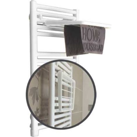 Stendino per termoarredo richiudibile 330 x 490 x 4 mm bianco  Pika'