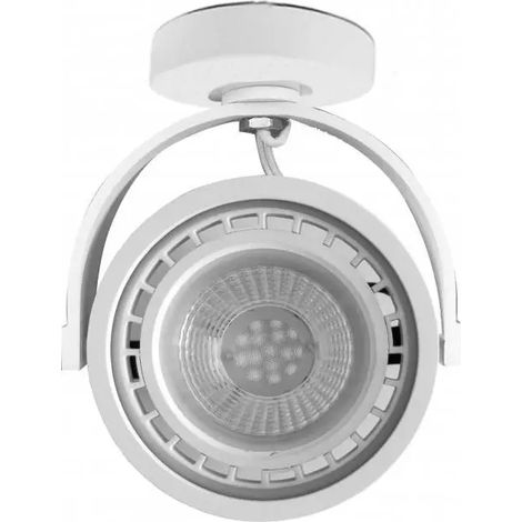 Projecteur LED en saillie tête réglable AR111 GU10 60W IP20 aluminium 240V