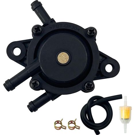 Kraftstoffpumpe mit Filter und Ölschlauch für Kohler 17-25 PS, Briggs & Stratton 808656, Mikuni 808492 und John Deere Cub Motoren.