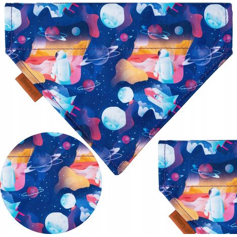 Bandana Bandana per CANE cosmo blu 15x10x8,5 cm XS Ucraina (1/5)