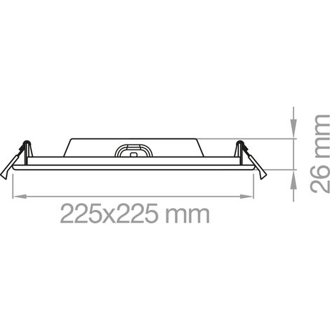 Faro Led Quadrato 24W 230V Tri ( Lampo Cod. Sqled24Wmc )