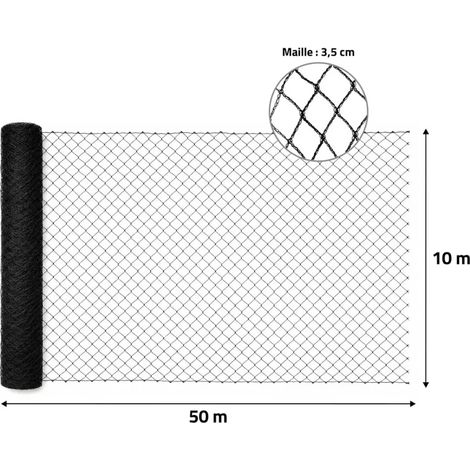 Filet de volière maille 35 mm – 10x50m