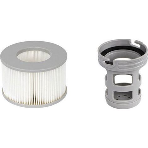 Filtre - Adaptateur À Visser Pour Spas Gonflables - Remplacement De Filtre Pour Baignoire De Massage - Lot De 2 (1/5)