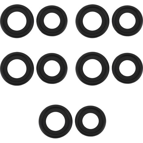 EMSea Lot de 20 Joints de Vidange d'huile de Voiture M12 Et M14 Rondelles en Caoutchouc Compatible avec Escort Fiesta Focus Fusion (1/5)