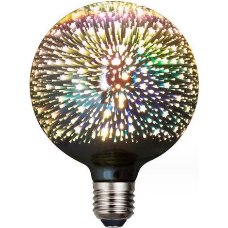 Ampoule LED E27 Décoration 3D (G125) Aspect Feux d'Artifice-7W - RWAmpoule LED E27 (1/3)