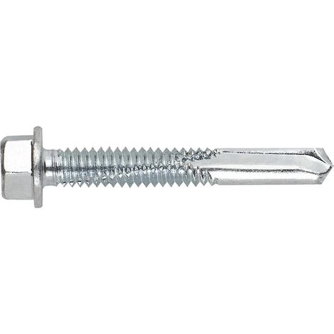 Index – Vis autoperceuse 5,5x10 mm – Lot de 100 unités – Pour poutres en bois dur – Vissage rapide et précis (1/2)
