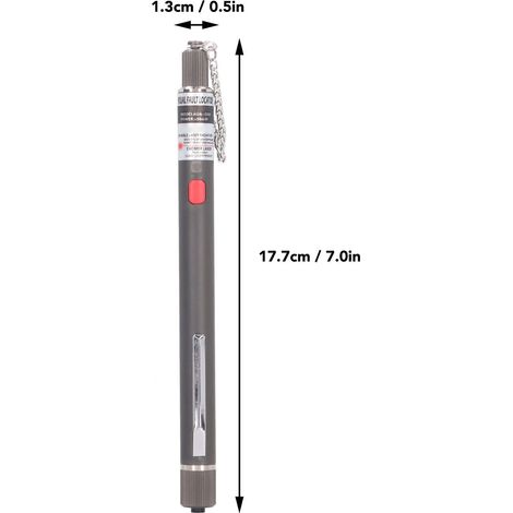 VFL 50KM Rotlicht-Teststift, berührungsloser visueller Fehlerortungsstift für Glasfasern, Netzwerk-Wartungswerkzeug (1/5)
