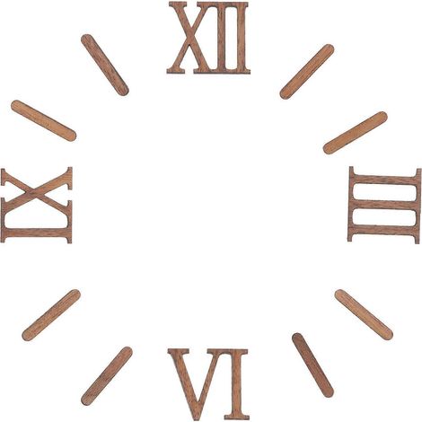 Kit de chiffres romains pour horloge murale à monter soi-même - Chiffres de remplacement-2.8x2.5cm