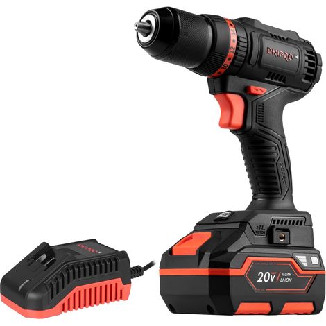 Dnipro-M Taladro Atornillador CD-201HBC Compact - Brushless 20V 45Nm con Percutor, 2 Velocidades, Portabrocas 13mm - Batería 4Ah y Cargador (1/5)