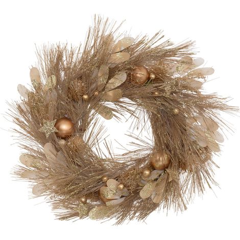 Couronne de Noël D 34 cm Doré - Feeric Christmas (1/2)