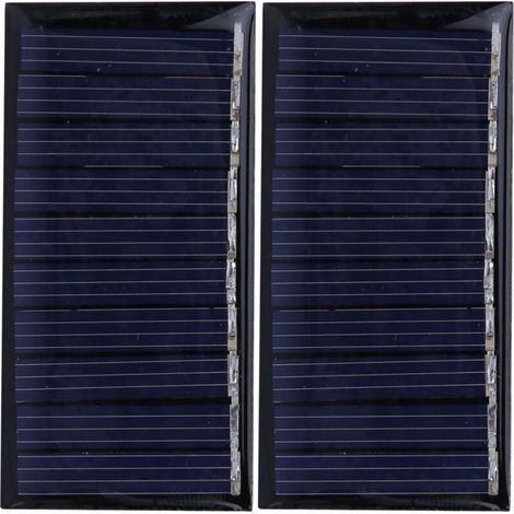 Jeffergarden Mini panneau solaire avec batterie, économe en énergie pour feux de circulation, signalisation d'urgence et usage domestique