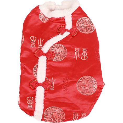 Costume Tang pour animaux de compagnie, confortable, chaud et attrayant pour chien, vêtements d'automne et d'hiver pour chat et chiens de petite ou moyenne taille 2XL (1/5)
