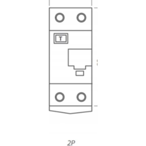 Interruptor diferencial iLuve WR 40A/ 30MA/AC 2P 40A 30MA 2P 2M AC 6KA 744595