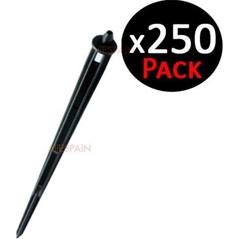 ESTACA PARA MICROTUBO 4 6 MM 250 UNIDADES  ESTACA DE RIEGO PARA MICROTUBO DE 4 6 MMBOLSA DE 250 UNIDADES  OFERTA EXCLUSIVA