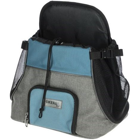 Sac transport avant - KERBL - Vacation - Gris/bleu - 31x24x38 cm (1/5)