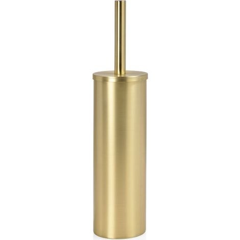 Brosse WC en Métal Doré - H40.5cm (1/4)
