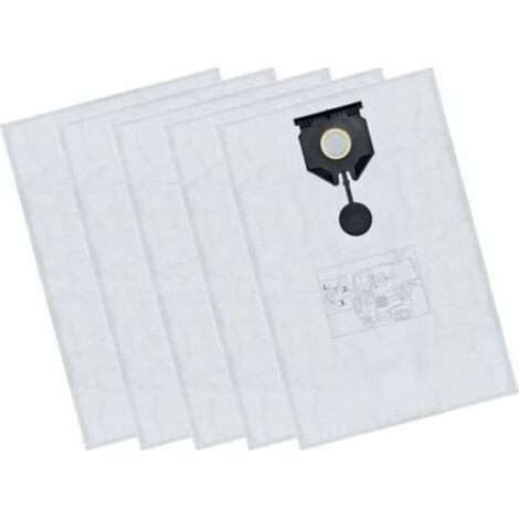5 x Vacuum Cleaner Bags Suitable for Kärcher 2.889-154.0, NT 30/1 Tact Te L, M, Ap 30L, Microfibre Capacity 30L (1/5)